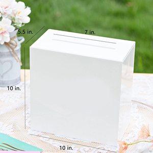Boîte de cartes d'invitation de mariage en acrylique, personnalisée, vente en gros, nouvelle collection <span class=keywords><strong>2023</strong></span> - Product Image 3