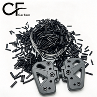 Granulés de polyamide 6.6 LCF40 haute performance en fibre de carbone, antistatiques, résistants à l'usure, thermoplastiques moulables pour exosquelette humanoïde
