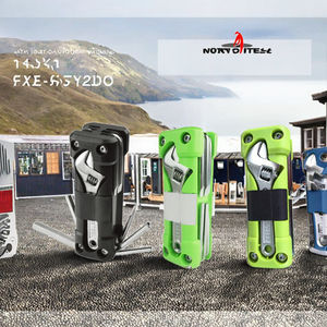 Kit de Herramientas Versátil para Bicicleta de Acero Inoxidable, Juego de Llaves Multiherramienta con Herramientas para Reparación de Neumáticos, Destornillador y Cadena para Bicicletas de Carretera - Product Image 3