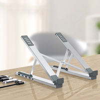 Support pour tablette PC Upergo UP-4, station d'accueil USB, pliable, réglable en hauteur, portable, étagère surélevée suspendue