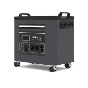 Conteneur portable de stockage d'énergie LiFePO4, alimentation mobile, contrôleur MPPT, onduleur à onde sinusoïdale pure pour la sauvegarde solaire domestique - Product Image 1