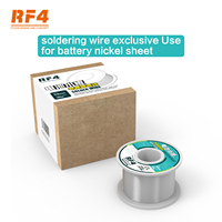 Fil à souder sans plomb RF-106D 100g 0,4/0,6/0,8 mm avec 2% de flux et boîte de rangement pour réparation iPhone/PCB