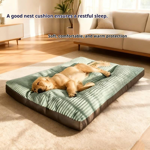 Haustier-Hütte <span class=keywords><strong>Warm</strong></span> für Winter Abnehmbar und Waschbar Universell für Alle Jahreszeiten Hundebett Katzenmatte - Product Image 4