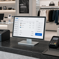 Terminal de paiement interactif capacitif à 10 points TouchWo Restaurant avec SDK pour borne de commande automatique en libre-service
