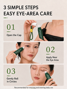 Gel para Ojos Rabbit Qing con Rodillo Masajeador para el Cuidado del Contorno de Ojos, Ácido Hialurónico y Vitamina E - Product Image 3