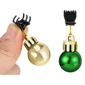 مشابك شعر ملونة لعيد الميلاد ، مشابك زينة للرجال والنساء ، مشابك شعر تنكرية لحفلة تنكرية ، مشابك شعر للكريسماس على الموضة - Product Image 4