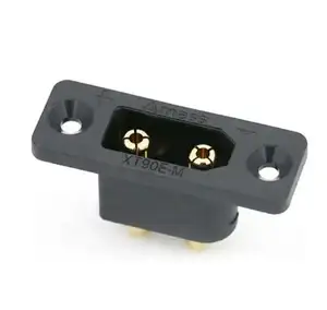 XT90 Wallmount Black Wall Mount 2 pin amass connector male female electrical bullet connectors for RC Model Multicopter