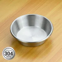 Yolecen en stock petit plat de cornichon en acier inoxydable 304 bol/tasse de Sauce à tremper en métal doré pour plat d'assaisonnement