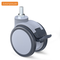 Roue avec frein pour équipements et accessoires médicaux Roulette pour chariot Lits d'hôpital médicaux pivotants
