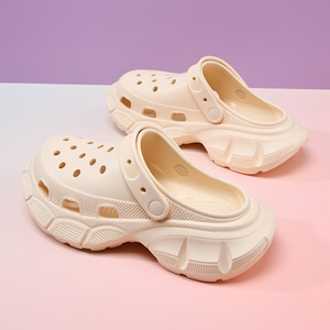 Women's Platform <b>Clogs</b> White Thick Sole 5Cm Breathable Non Slip Beach Shoes - Product Image 2