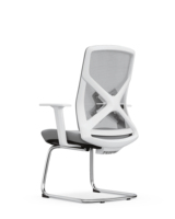Chaise de bureau ergonomique moderne en maille respirante à excellent rapport qualité-prix, avec coussin en éponge confortable, accoudoirs réglables et structure en fer durable