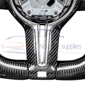 Volant de direction modifié en fibre de carbone de style sportif personnalisé pour X1 X3 X4 F10 F06 F91 F92 F93 F12 F13 F90 F02 ZC-M6-YD-T2 - Product Image 4