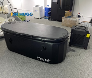 DR.HUGO iCold B01 Easy-Maintenance Ice Bath Tub <b>Inflatable</b> Cold Plunge with Integrated Chiller and Filter ice baths - Product Image 2