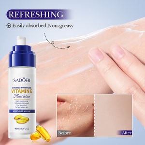 SADOER krim pelembap wajah, Losion Vitamin E melembabkan sepanjang hari mencerahkan kulit Perawatan pelembap - Product Image 6