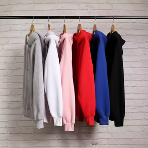 เสื้อฮู้ดดี้ผู้ชายแบบเรียบสไตล์วินเทจ ปักโลโก้ได้ตามสั่ง เนื้อผ้าหนานุ่ม ขนฟลีซหนา - Product Image 3