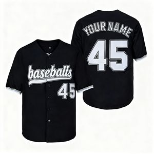 Maßgeschneidertes Baseball-Trikot 100% Polyester Herren Damen Jugend Stickerei Hochwertig Schnelltrocknend Sport Atlanta Softball-Shirt - Product Image 5