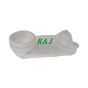 Bolsa de filtro de PTFE para filtración de polvo y alta temperatura, bolsa de filtro antiestático