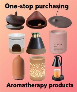 UOBOBO pequeño conjunto de cerámica chakra Luna negro cilindro Delgado carillón hechizo vela palo titular Altar - Product Image 3