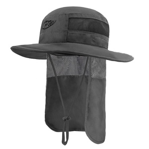 Phổ Biến Thiết Kế Màu Xám Xô <span class=keywords><strong>Boonie</strong></span> <span class=keywords><strong>Hat</strong></span> Unisex Camo Lưới Săn Bắn Cá <span class=keywords><strong>Hat</strong></span> Với Removable Cổ Flap - Product Image 1