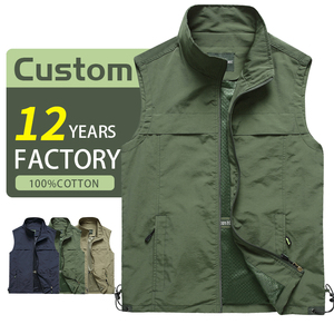 Nouvelle arrivée vente chaude hommes <span class=keywords><strong>été</strong></span> <span class=keywords><strong>gilet</strong></span> veste en gros <span class=keywords><strong>sans</strong></span> manches en nylon gilets Logo personnalisé polaire gilets pour vêtements actifs - Product Image 1