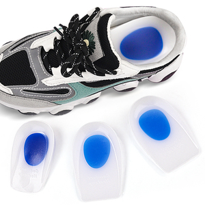 Palmilhas de Silicone Confortáveis, Almofada Transparente para Calcanhar, Meia Palmilha Elevadora para Sapatos, Almofadas Macias Adesivas para Fascite Plantar, Suporte para Calcanhar - Product Image 6