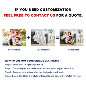 Bán buôn cá nhân trắng siêu mềm <span class=keywords><strong>polyester</strong></span> thăng hoa tùy chỉnh flannel ảnh logo in trắng ném lông cừu chăn - Product Image 2