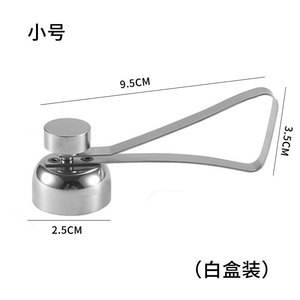ที่เปิดเปลือกไข่ครัวเรือนแบบสร้างสรรค์ ทำจากสแตนเลส 304 หัวเดี่ยวและหัวคู่ แยกไข่ได้ ทนทาน ใช้งานง่าย - Product Image 4