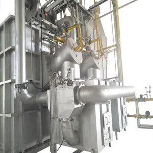 Four de fusion des métaux au gaz pour l'aluminium avec brûleur à régénération