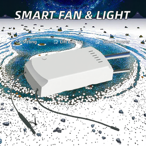 Controlador de Ventilador de Techo Inteligente EWelink con Pantalla OLED RM433 R2, Eléctrico, de Plástico, Compatible con <span class=keywords><strong>Android</strong></span>, <span class=keywords><strong>Alexa</strong></span> y Google Home Assistant - Product Image 2