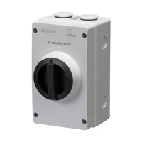 SUNNOM OEM IP66 CE IEC extérieur pv interrupteur-déconnexion 4p 32A 1000v solaire pv tableau dc étanche isolateur solaire fusible interrupteur