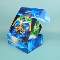 Cajas de Regalo Personalizadas con Temática de Carnaval, Cajas de Cartón Corrugado Coloridas, Plegables para Transporte de Regalos y Ropa