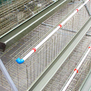 Gabbia per Polli/Uccelli a 3 Livelli a Prezzo Competitivo, Fornitura Diretta dalla Fabbrica, in Acciaio a Basso Tenore di Carbonio, 5 Nidi con Rete Metallica Saldata a Fori Quadrati - Product Image 3