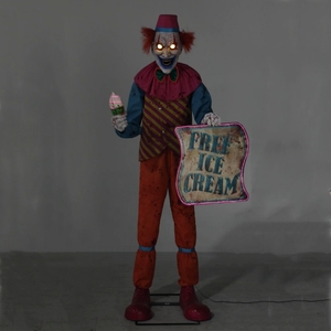 Nouvelle <span class=keywords><strong>décoration</strong></span> d'<span class=keywords><strong>Halloween</strong></span> 2026, yeux lumineux LED, clown géant effrayant et effrayant, animatronique néon d'<span class=keywords><strong>Halloween</strong></span> - Product Image 6