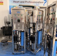 Système de purification d'eau par osmose inverse industriel haute performance 500 LPH, machine de production d'eau pure