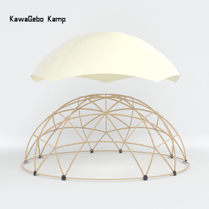 Kawagebo Kamp <span class=keywords><strong>12M</strong></span> 9M lớn sang trọng chéo Lều tuyết trắc địa mái vòm mái vòm lều cho bữa tiệc, glamping, đám cưới và các sự kiện - Product Image 3