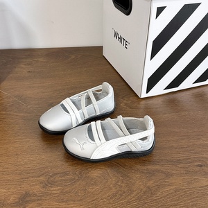 Zapatos Mary Jane Planos <span class=keywords><strong>de</strong></span> Niña con Diseño Hueco Sólido, Suela Blanda y Parte Superior <span class=keywords><strong>de</strong></span> PU, Novedad Otoño 2026 - Product Image 4