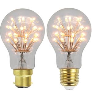 Ampoule LED Edison A60 Gypsophila, lampe d'artifice décorative, étoiles, pour décor de la chambre, meilleure vente, livraison gratuite, B22 - Product Image 5