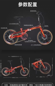 <span class=keywords><strong>SL</strong></span>-AFB2005-9S Shimano Vente chaude pas cher 20 pouces en alliage de magnésium vélo de route pliant vélo de ville à la mode pour adultes - Product Image 4