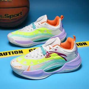 Chaussures de basket-ball pour hommes et femmes avec semelle en caoutchouc MD lumineuse pour l'entraînement et les compétitions d'automne, semelle intérieure en mesh - Product Image 5