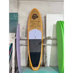 Planches de paddle gonflables en bambou de 10'0, légères, en époxy, pour la navigation en mer, vente en gros - Product Image 1