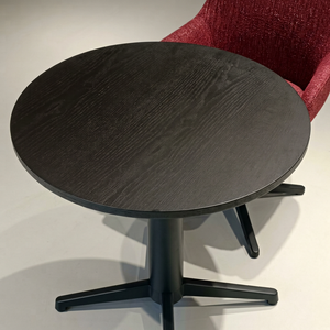 Table de salle à manger ronde en bois de style industriel moderne GDRS, durable et facile à nettoyer, mobilier commercial, modèle GDRS-TT016 - Product Image 1