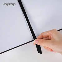 Joytop 0101 cuaderno de cuero Pu con logotipo personalizado elástico A5 Cuadernos de PU libro personalizable impresión lácteos