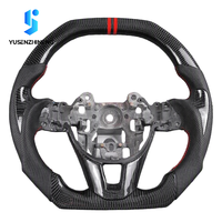 Setir Mobil Sport Kulit Serat Karbon Kustom untuk Mazda 3 6 RX8 CX60 Speed MX5 8 CX5 Cx7 RX7 Cx-5 CX90 BL GH GG GY