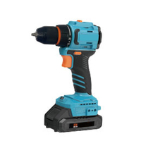 Hantechn 20V perceuse électrique à main sans balai ensemble de perceuse sans fil batterie tournevis sans fil outil électrique perceuse à percussion
