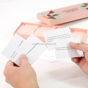 Carte da Gioco Personalizzate con Logo per Feste, <span class=keywords><strong>Domande</strong></span> <span class=keywords><strong>e</strong></span> <span class=keywords><strong>Risposte</strong></span> per Avviare Conversazioni, Gioco per Amici <span class=keywords><strong>e</strong></span> Coppie con Scatola - Product Image 3