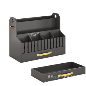 Bamboo <b>Mail</b> Organizer Multi Layer Desktop Storage <b>Box</b> For Office Supplies And Household Gadgets - Product Image 5