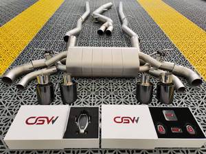 Tubo de Escape Catback de Acero Inoxidable con Válvulas para <span class=keywords><strong>BMW</strong></span> 840I 3.0T 2019- <span class=keywords><strong>BMW</strong></span> <span class=keywords><strong>840</strong></span> Estilo <span class=keywords><strong>M8</strong></span> - Product Image 2