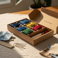 Ensemble d'accessoires de couture de qualité supérieure, kit de couture DIY pour débutants, collection complète d'outils et d'accessoires de tailleur