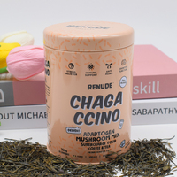 Vente en gros, boîte ronde en fer blanc avec impression personnalisée, boîte en fer blanc OEM ODM Matcha café thé vide hermétique boîte en fer blanc écologique
