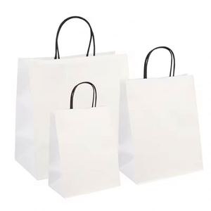 Sacs en papier kraft kaki personnalisés faits à la main pour la restauration, la livraison de pizzas et sushis, et les gâteaux en papier kraft brun numérique. - Product Image 2